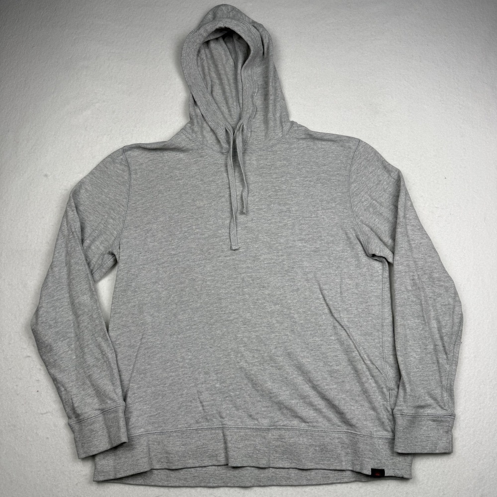 Faherty Hoodie Mens Medium Gray Sunwashed Organic Cotton Lightweight Pullover
